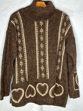Sarah Chapman Vintage heart wool sweater